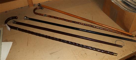 5 walking canes